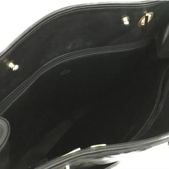 CHANEL CC Logo Lambskin Chain Large Shoulder Tote Bag - Picture 9 of 12